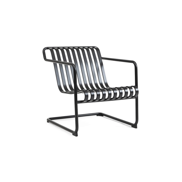 Outdoor Lounge Chair PALISSADE CANTILEVER Lounge Anthracite HAY