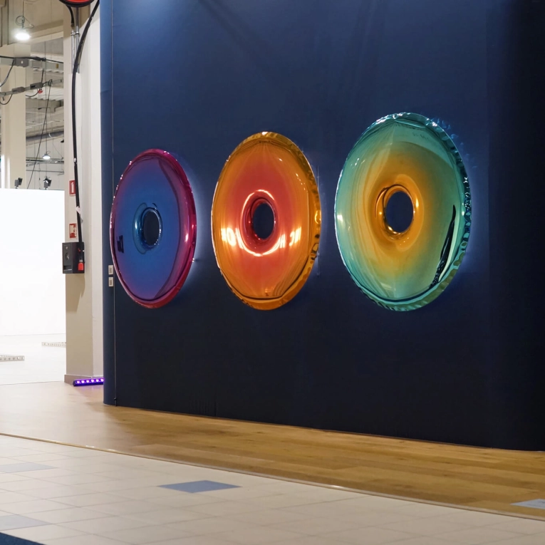 Miroir RONDO Tanzanite-Amethyste ZIETA