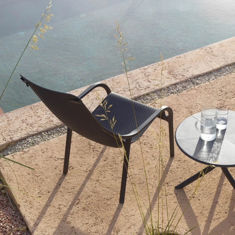 Fauteuil extérieur NET LOUNGE Anthracite NARDI