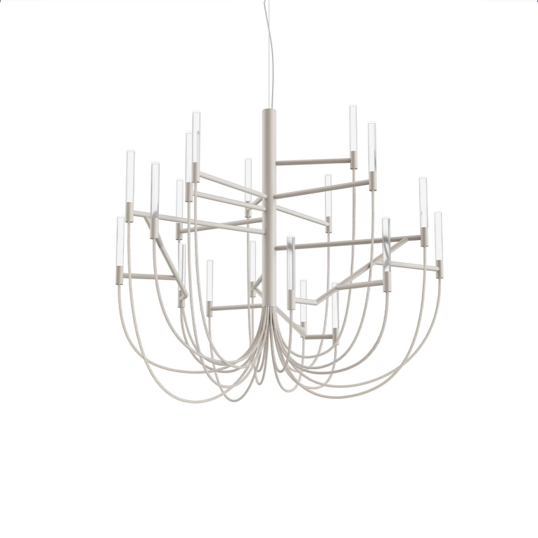 Suspension ALLUMETTE L Blanc FOSCARINI