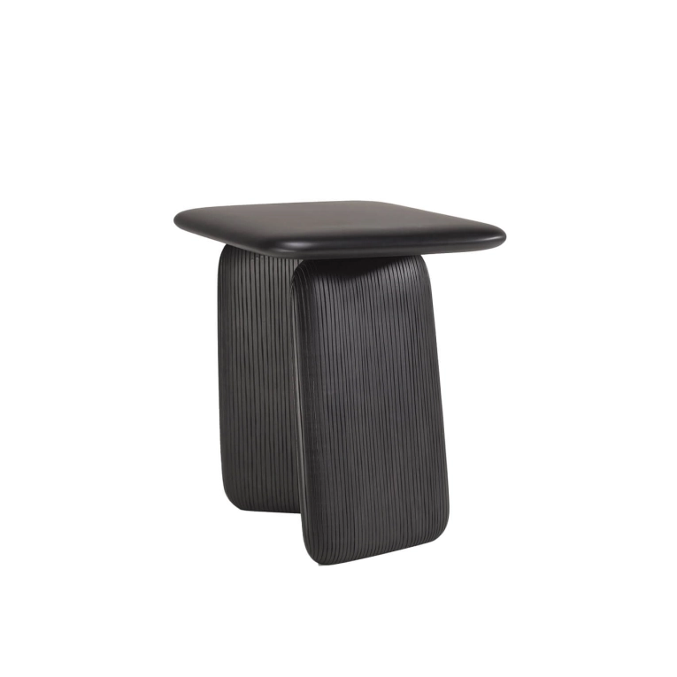 Stool STONEHENGE H 34,5 Maple black ZANAT