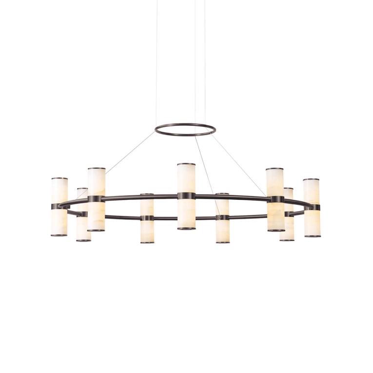 Suspension PARS CHANDELIER Laiton Bruni ANOUR