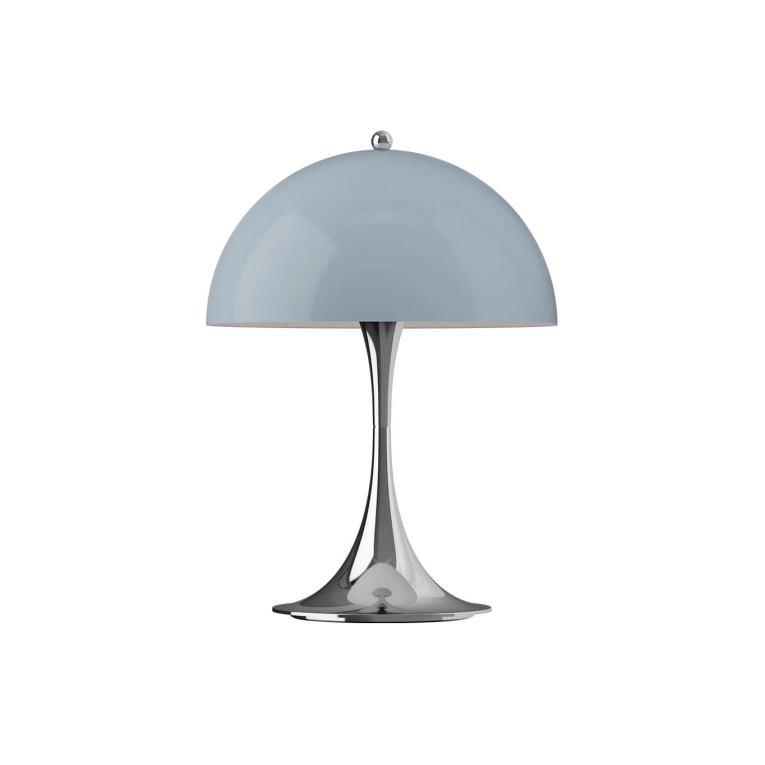 Lampe à poser PANTHELLA 250 Chrome Bleu Gris LOUIS POULSEN