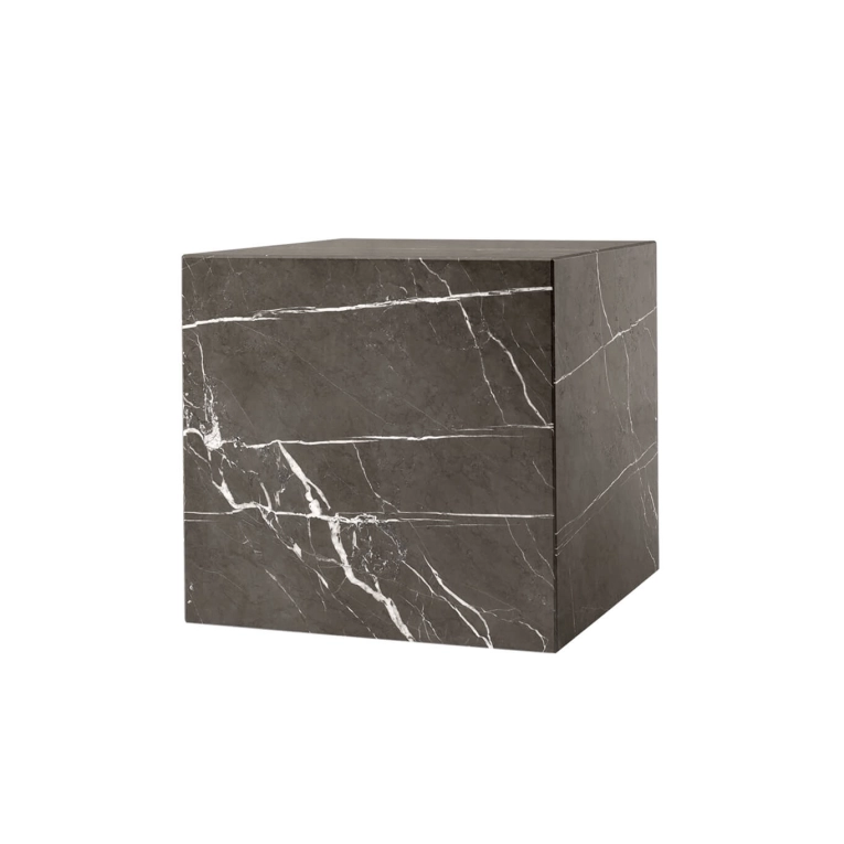 Table d'appoint guéridon PLINTH CUBIC Marbre Kendzo AUDO COPENHAGEN