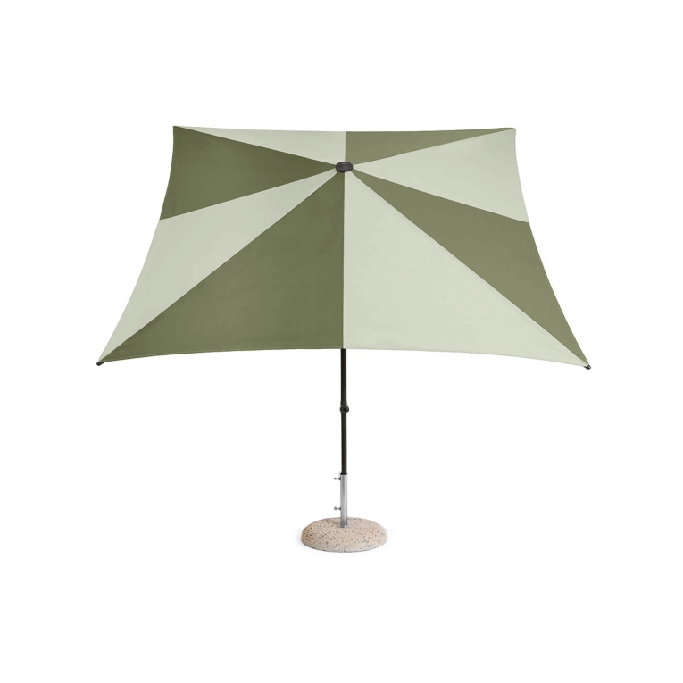 Accessoire extérieur Parasol TERRAZZA Carré Vert HAY
