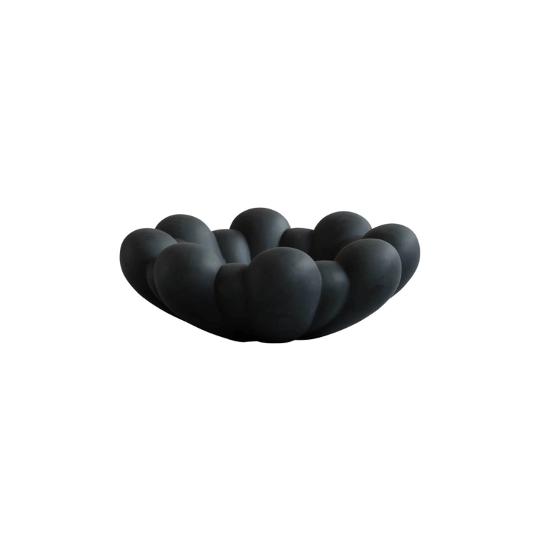 Centre de table & corbeille BLOOM TRAY big Noir 101 COPENHAGEN