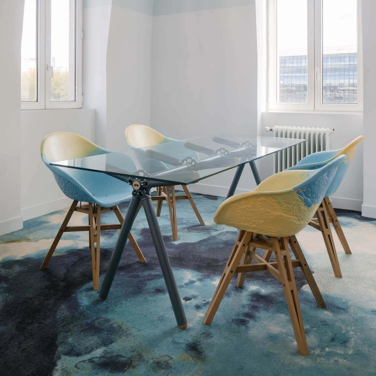 Chaise GRAVENE 5.5 Bleu Perle MAXIMUM