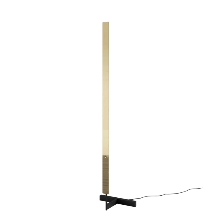 Lampadaire F-MODEL Laiton Poli ANOUR