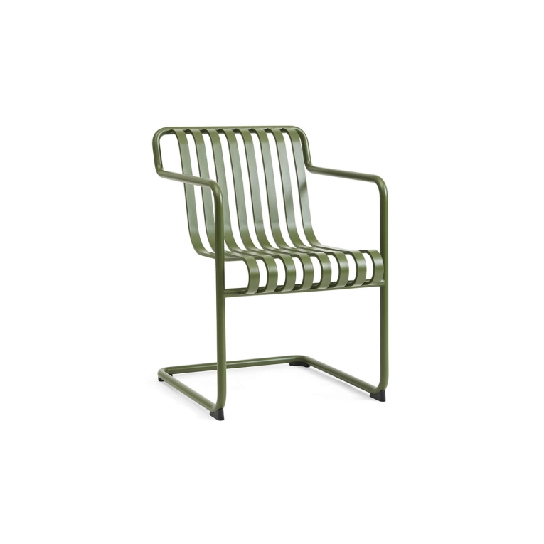Outdoor Lounge Chair PALISSADE CANTILEVER Dining Olive HAY