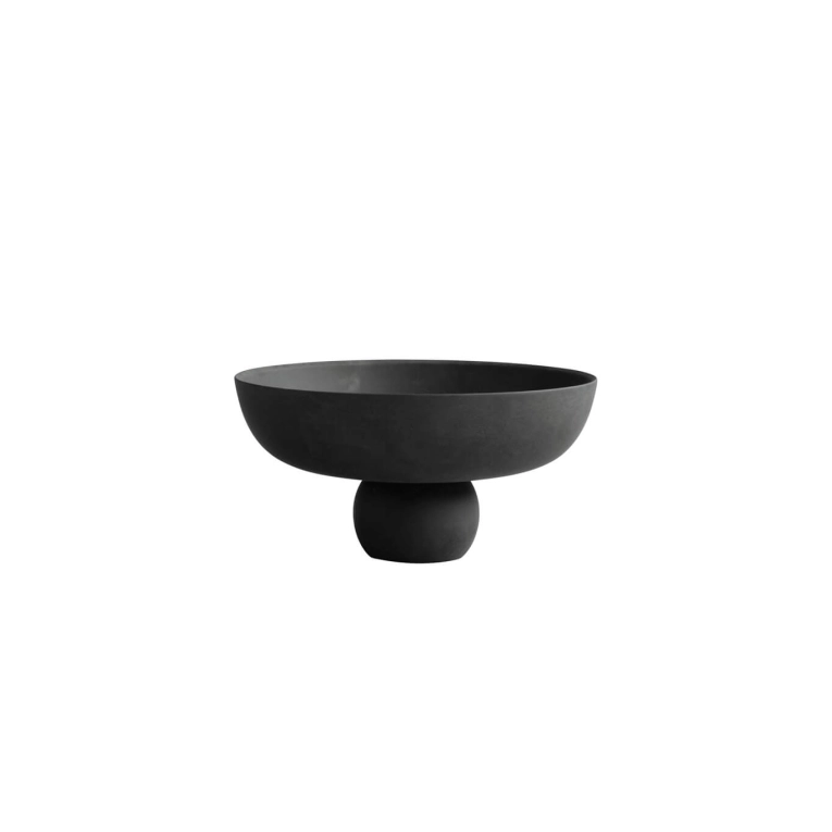 Centre de table & corbeille BABURU BOWL medio Black 101 COPENHAGEN
