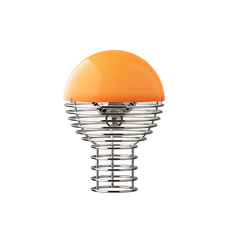 Lampe sans fil WIRE PORTABLE Ø 18 Orange VERPAN