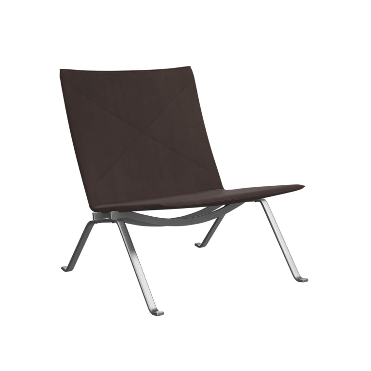 Fauteuil PK22 Cuir Haze Marron foncé FRITZ HANSEN