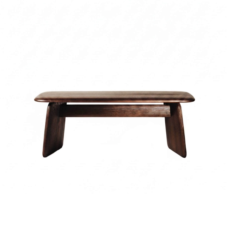 Banc STONEHENGE Noyer huilé ZANAT