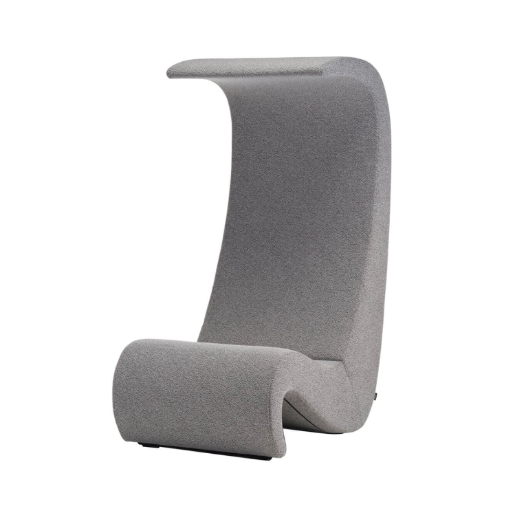AMOEBE HIGHBACK Cento Salt'n'Pepper VITRA