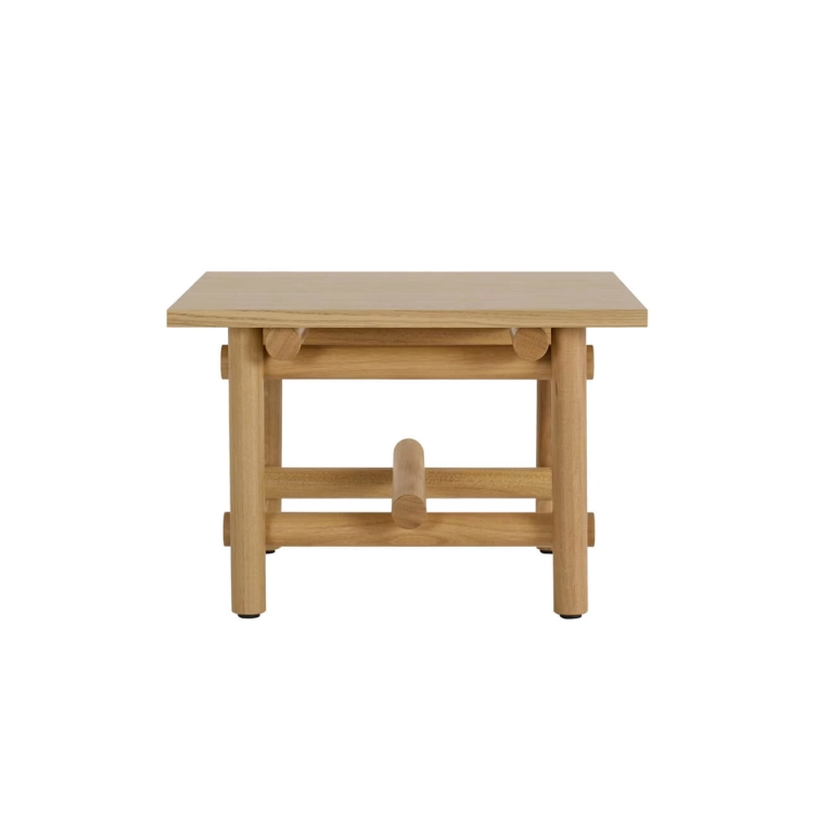 Table d'appoint guéridon MUECKE Chêne Clair KNOLL