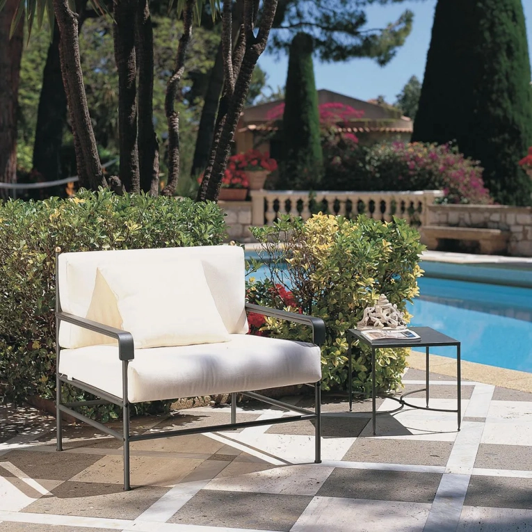 Fauteuil extérieur TOSCANA Latte UNOPIÙ