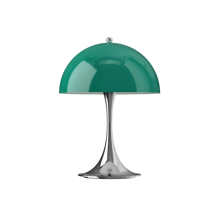 Lampe sans fil PANTHELLA 250 PORTABLE V3 Vert opale/ chrome LOUIS POULSEN