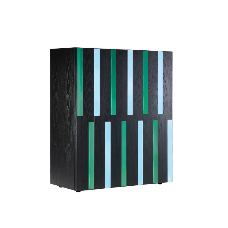 Storage Unit RIGA-RIGA Cupboard Black ZANOTTA