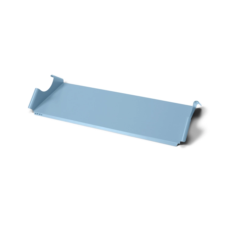 Meuble TV Etagère pour support TV MOON TRAY Bleu poudré PEDESTAL