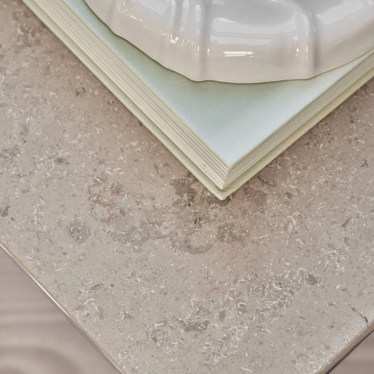 COFFEE TABLE SQUARE 427 Marbre Jura Grau Blau VIPP