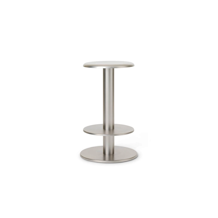 Tabouret haut COUPE H 66 Acier inoxydable NEW WORKS