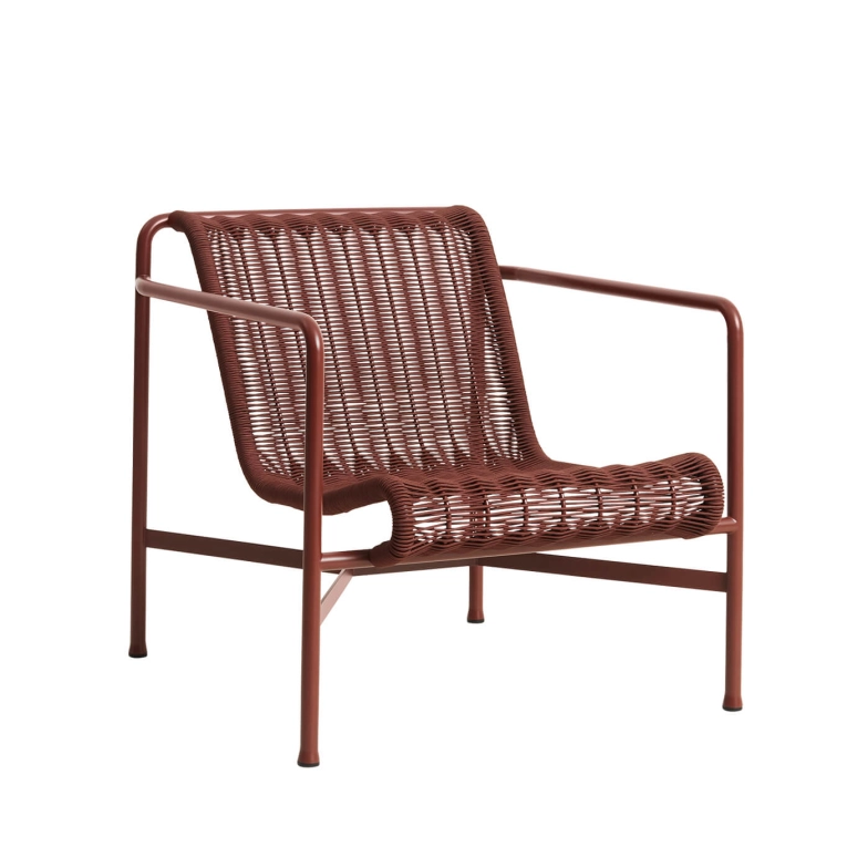 Fauteuil extérieur Fauteuil PALISSADE CORD Rouge Fer HAY