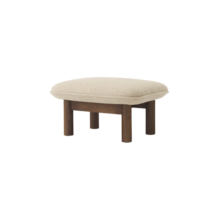 Pouf BRASILIA Chêne Foncé/ Audo Bouclé 02 AUDO COPENHAGEN