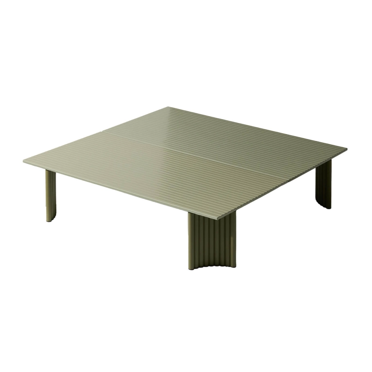 Table basse extérieure VIDALENTA 120x120 Vert Mousse CASSINA