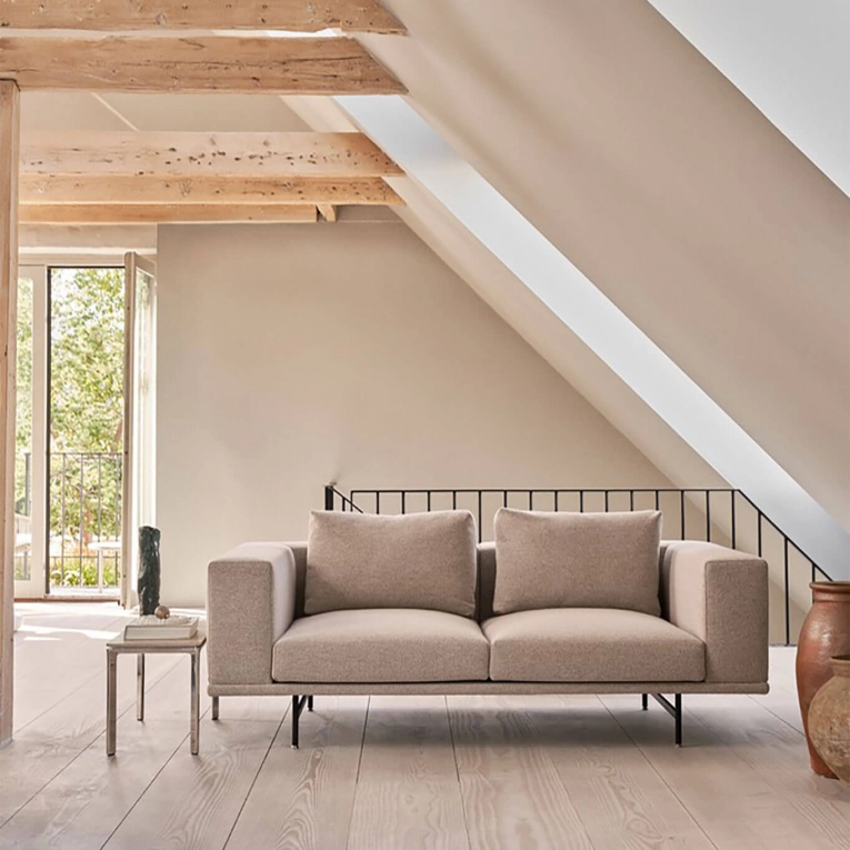 COFFEE TABLE SQUARE 426 Marbre Jura Grau Blau VIPP