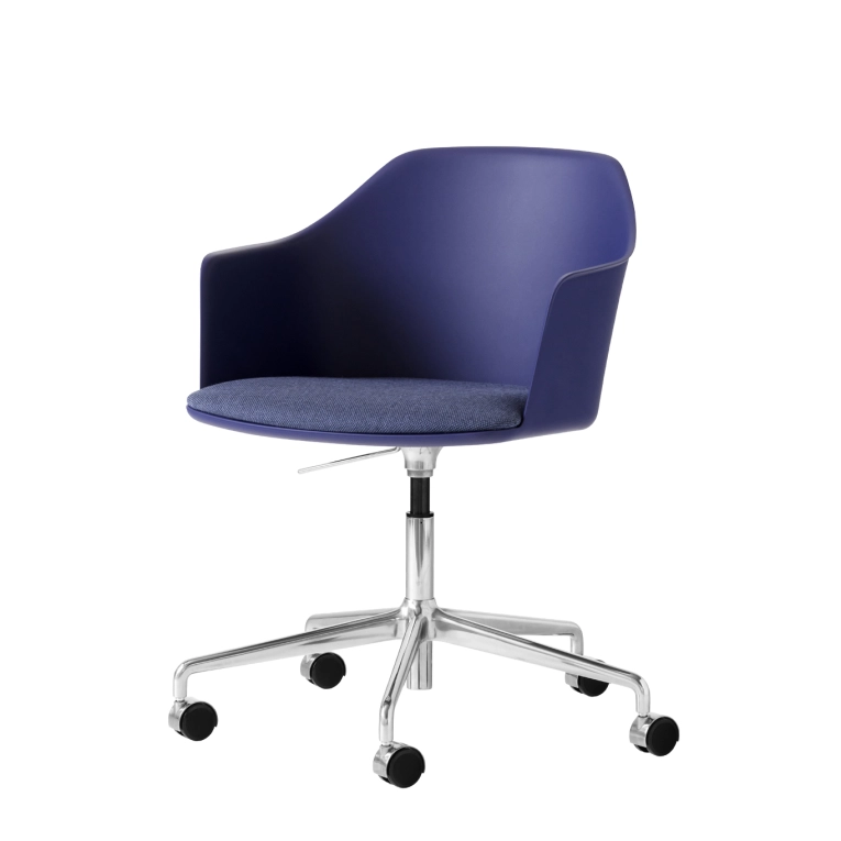 Fauteuil de bureau RELY HW54 Bleu Minuit/Fiord 0672 AND TRADITION
