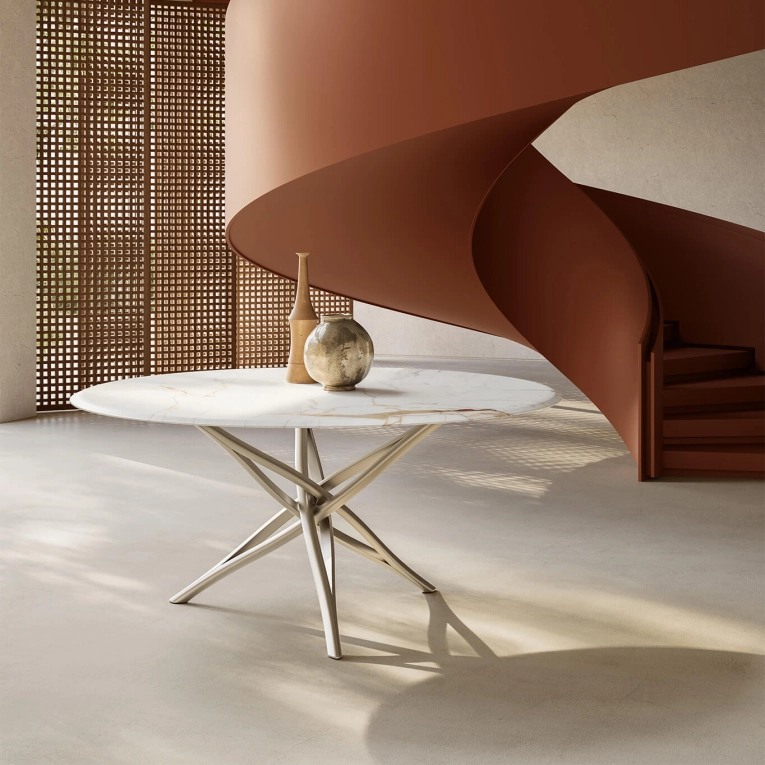 Table SK TABLE Marbre Calacatta MDF