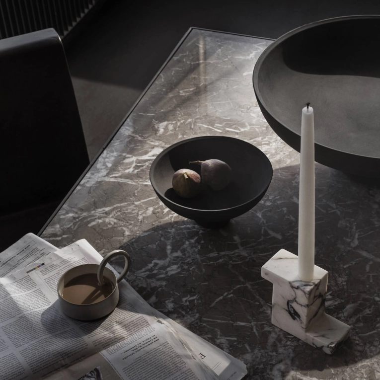 Centre de table & corbeille BABURU BOWL medio Black 101 COPENHAGEN