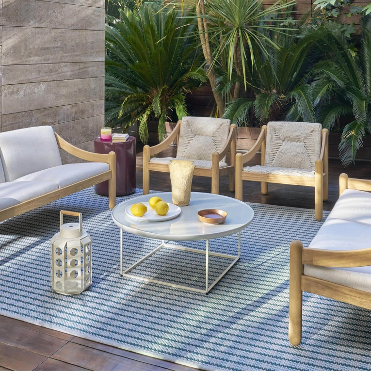 Table basse extérieure TOREI OUTDOOR Ø 88 Gris Cendre CASSINA