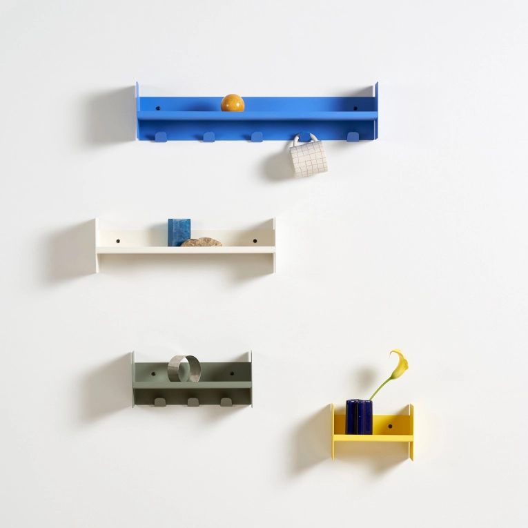 Etagère PLI Bleu Azur avec rebords L 45 TIPTOE
