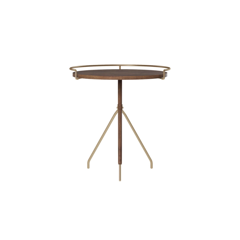Table d'appoint guéridon UMANOFF Noyer AUDO COPENHAGEN