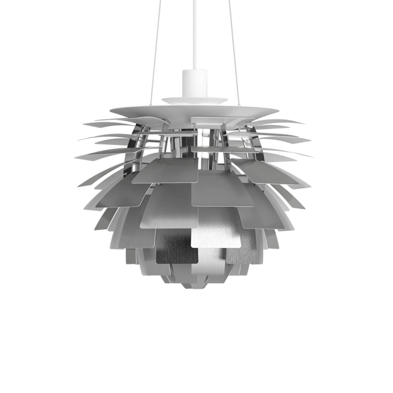 Suspension PH ARTICHOKE Ø48 Acier inox LOUIS POULSEN