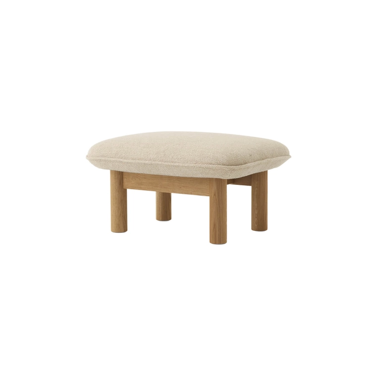 Pouf BRASILIA Chêne/ Audo Bouclé 02 AUDO COPENHAGEN