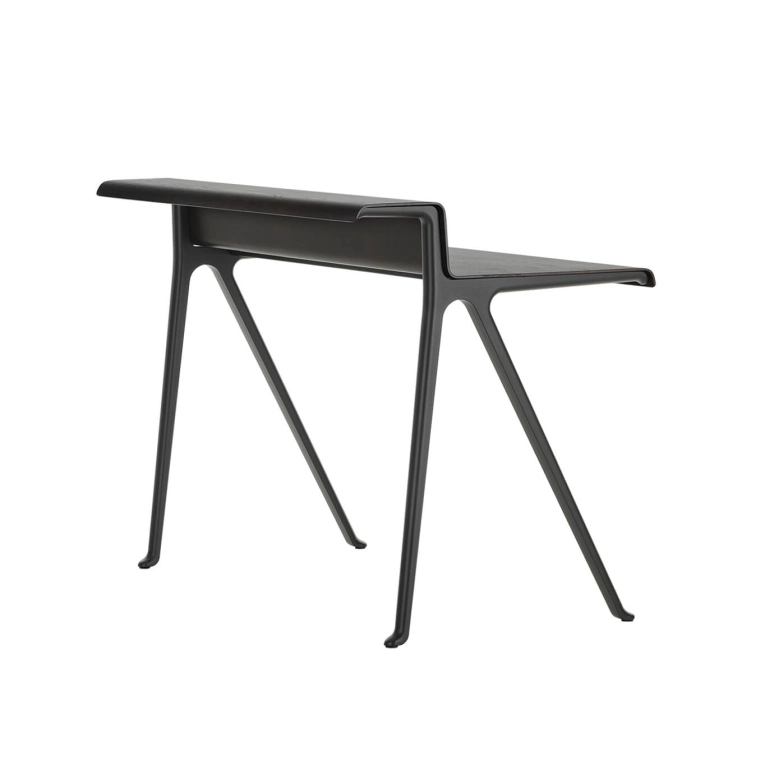Bureau COURIER Noir/ Chêne foncé VITRA