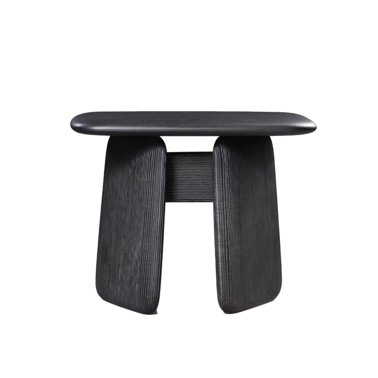 Tabouret STONEHENGE H 40 Érable noir ZANAT