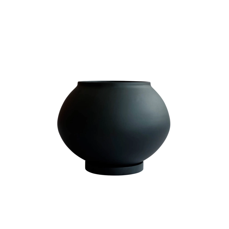 Pot et jardinière SUNAO FAT HEXA Noir 101 COPENHAGEN