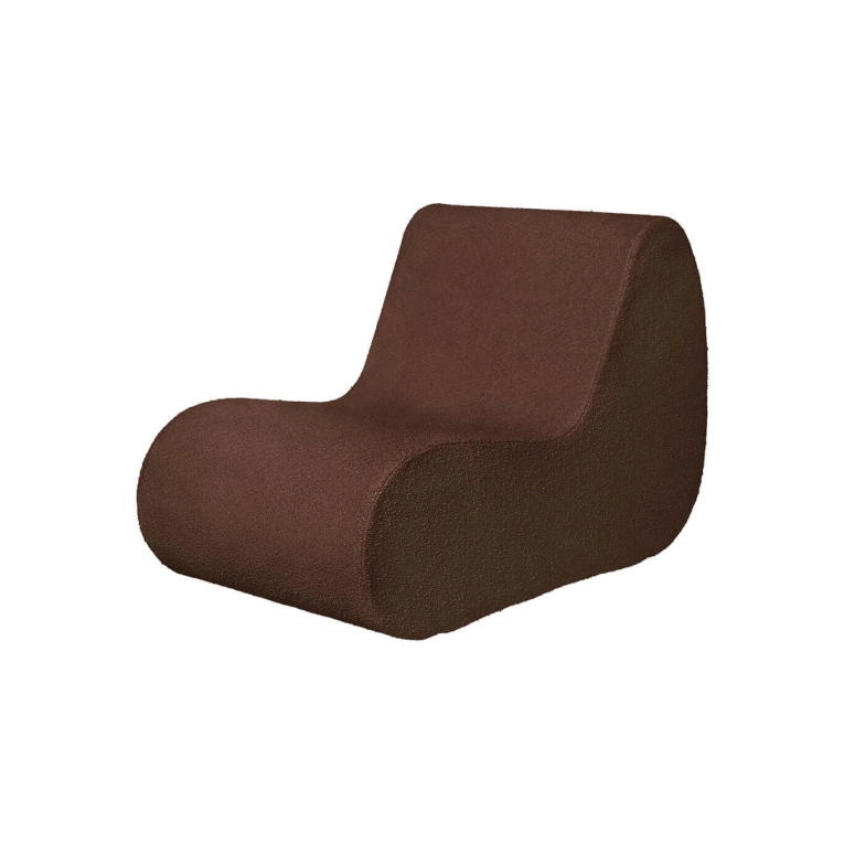 Fauteuil extérieur ROULI H 76 Marron FERM LIVING