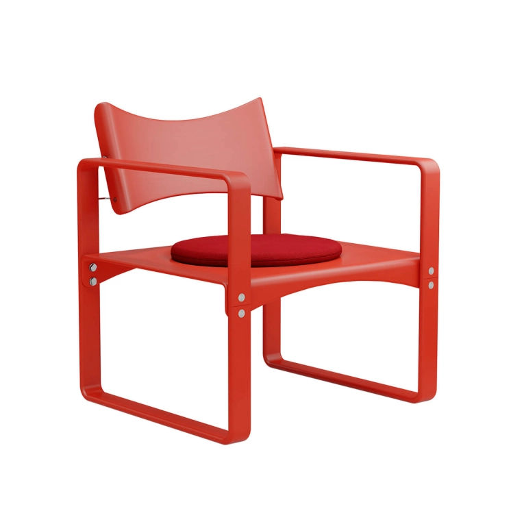 Coussin CIRCULAR SHAPE Rouge Hallingdal 657 VERPAN