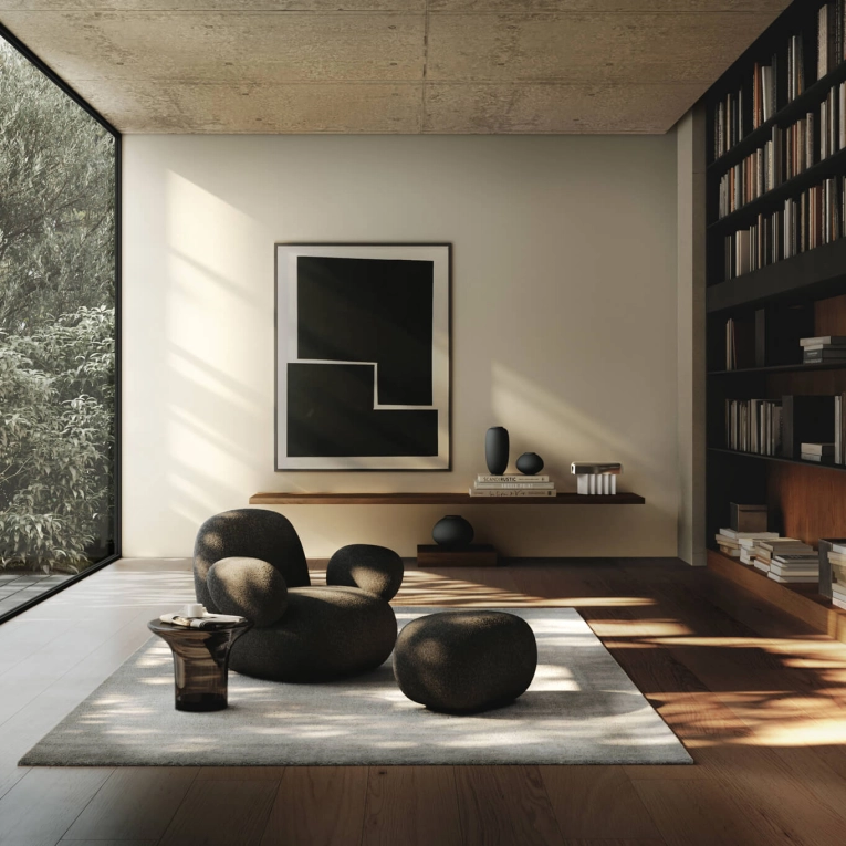 Pouf TOE Marron foncé 101 COPENHAGEN