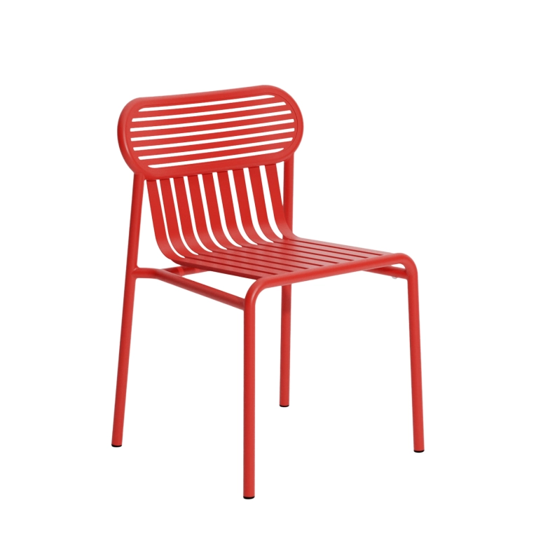 Chaise extérieure WEEK-END Rouge PETITE FRITURE