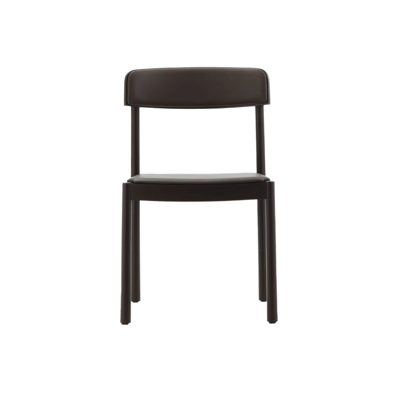 Chaise TIMB Marron/ Cuir Ultra Chocolat NORMANN COPENHAGEN