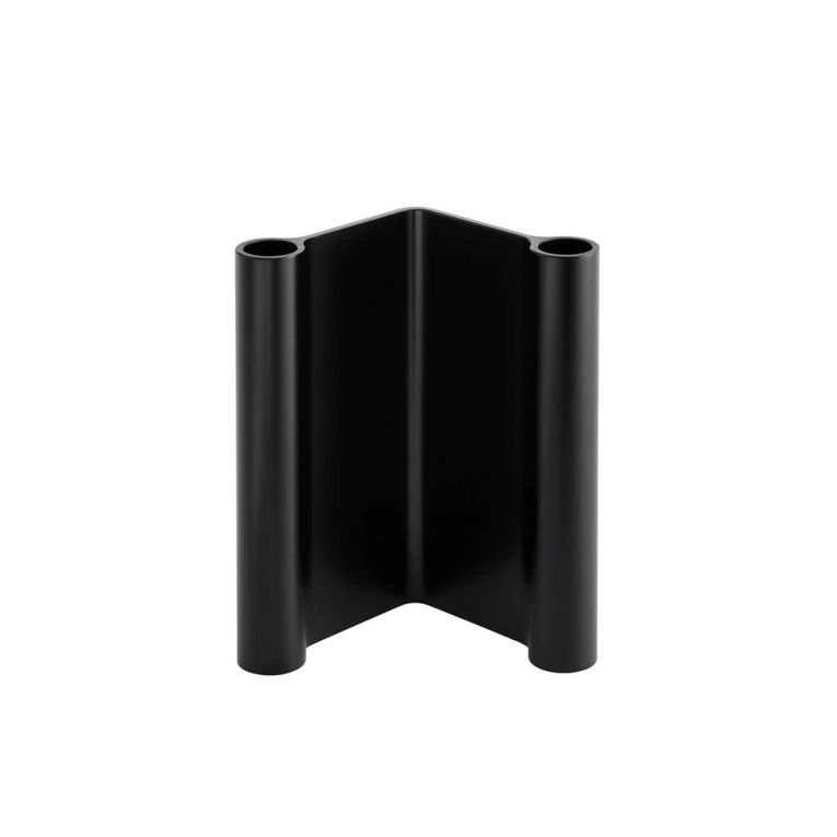 Photophore, bougeoir et bougie PAIR H 18 Noir MUUTO