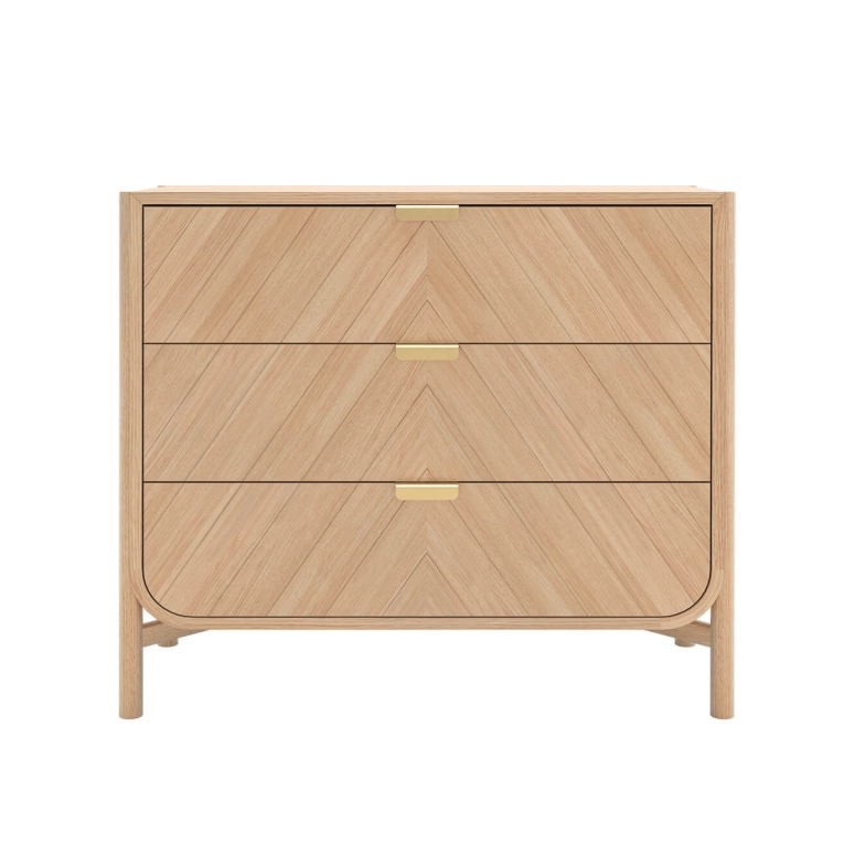 Meuble de rangement Commode MARIUS Chêne HARTO