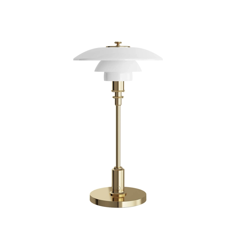 Lampe sans fil PH 2/1 PORTABLE Laiton métallisé LOUIS POULSEN