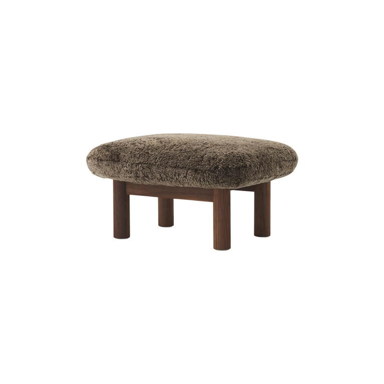 Pouf BRASILIA Noyer/ Sheepskin Root AUDO COPENHAGEN