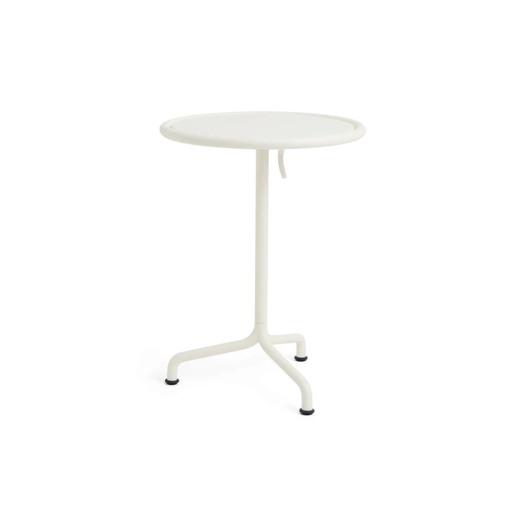 Outdoor Table DEVILLE Ø55 White HAY
